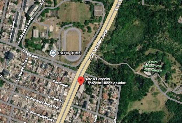 Mapa de localização Arte e Conceito